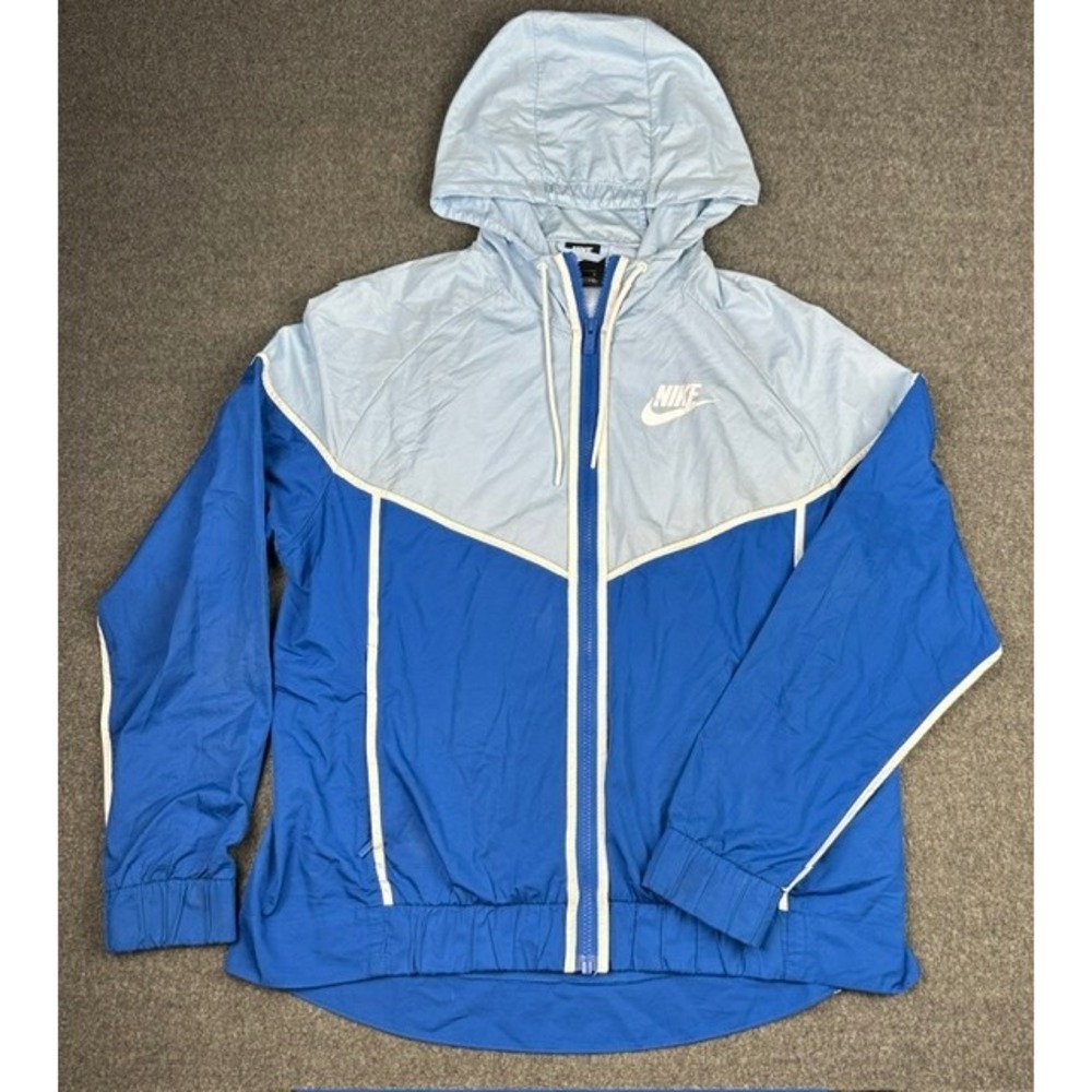Nike Sportswear Windrunner Blue Windbreaker Jacket Hooded 883495-480 Mens L